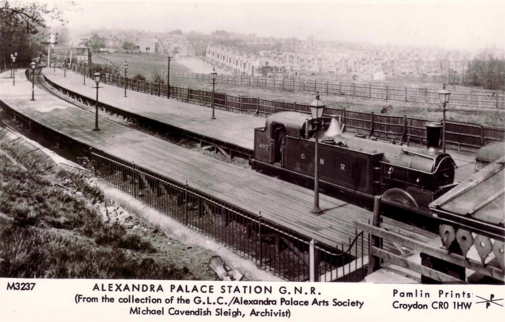 Alexandra PalaceTrain in Station, 1930s