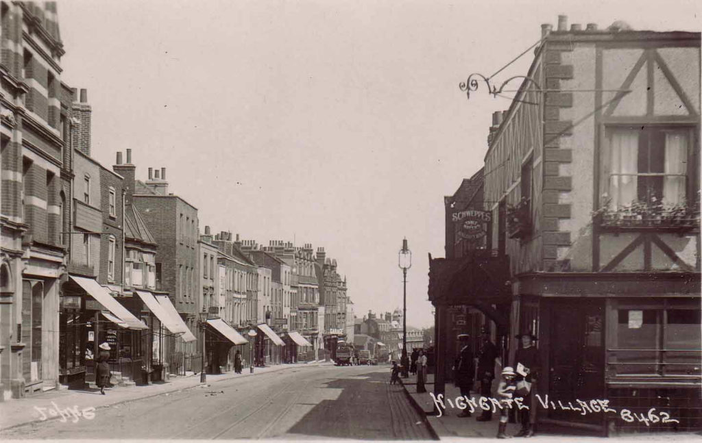 Postcard of Highgate High Street