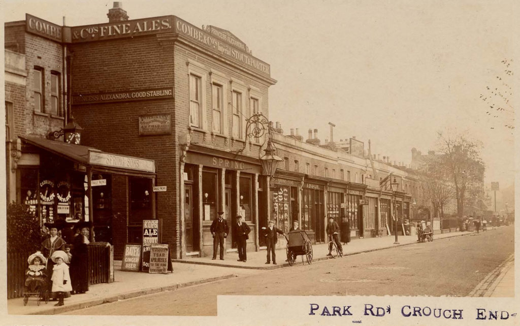 Park Road, in front of The Grove,1905