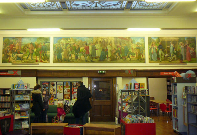 Interior of Muswell Hill Library