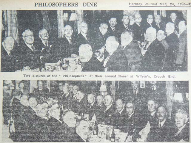 Priory Park Philosopher's Dinner, 1950
