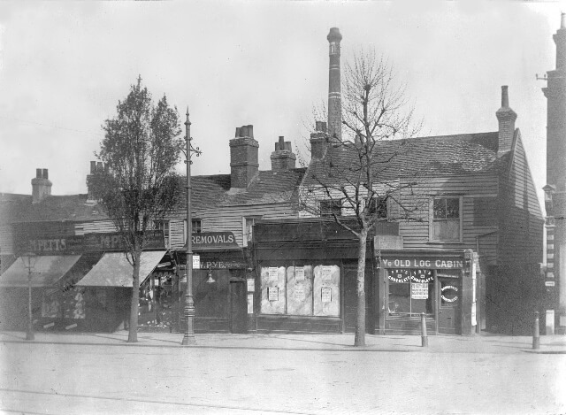 The dust destructor chimney towering over Hornsey High Street