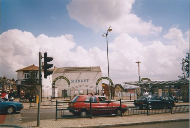 Wood Green Market in the mid 1990s