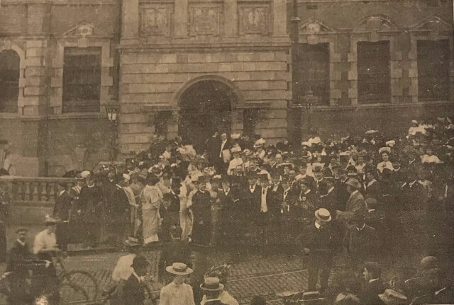 The opening of Wood Green Library