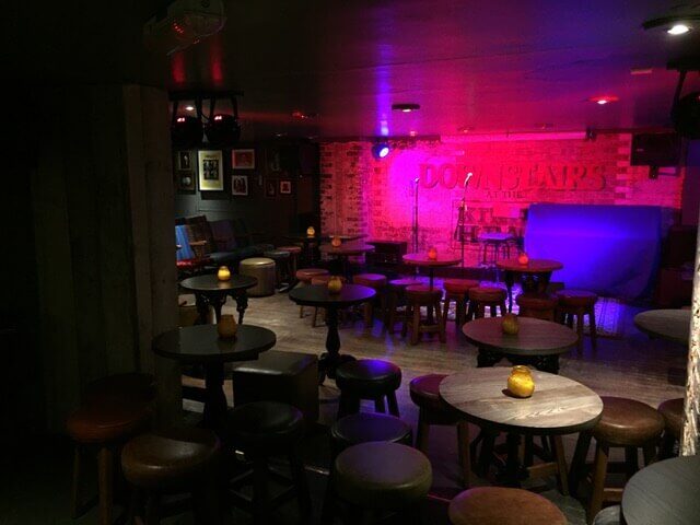 The downstairs area at the Kings Head Pub in Crouch End