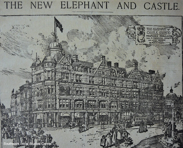 John Farrer's Plan for the Elephant and Castle, 1898