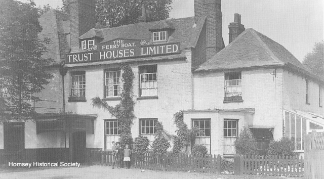 The Ferry Boat Inn, Tottenham, J F Hows, 1920