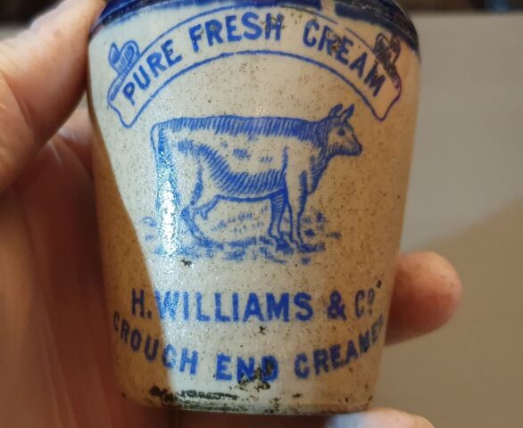 H.Williams Cream Container