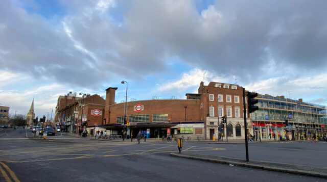 Junction at Wood Green outside underground