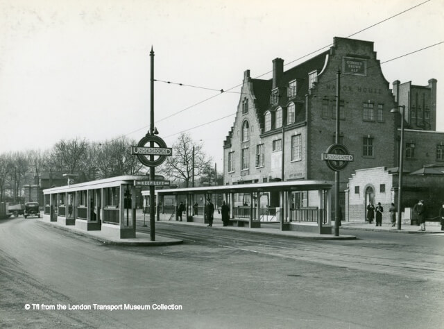 Manor House Tram Station 1932
