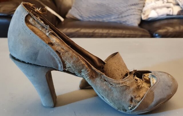 A women's shoe from the cellar