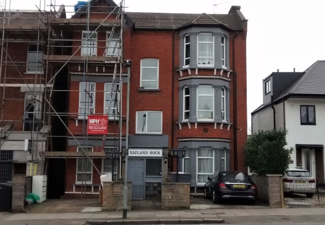 Nayland Rock, 80-82 Tetherdown, 2021, built on the site of Stanley Lodge