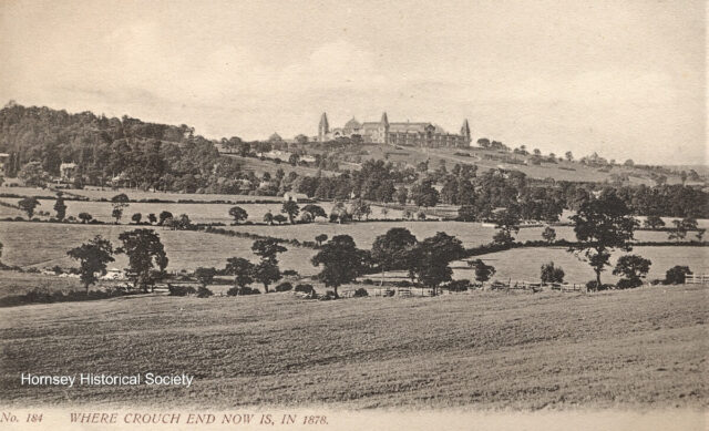 Open Fields, 1878, where Crouch End is now