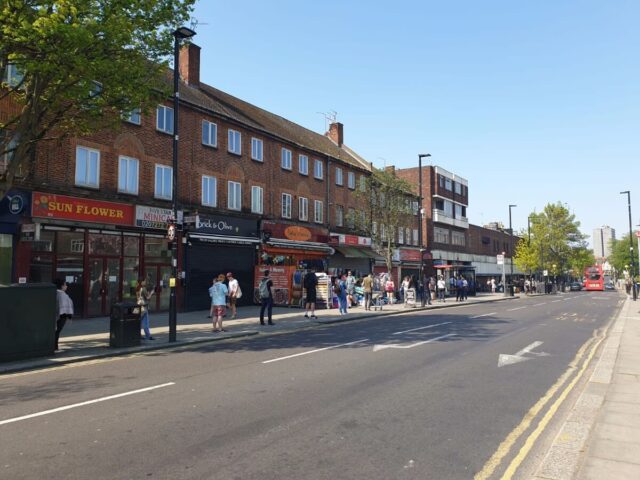 Stroud Green Rd in Lockdown