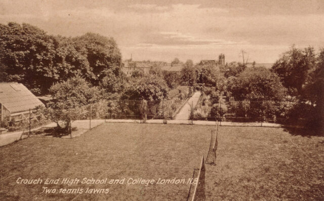 Tennis Courts, Crouch End High School