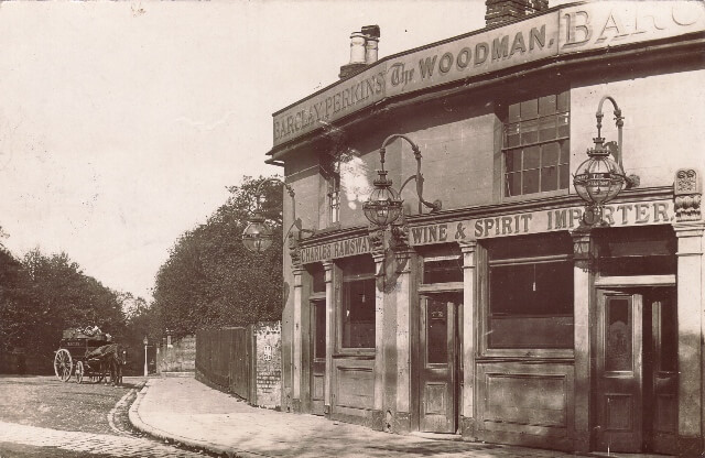 The Woodman, on the corner of Archway Road and Muswell Hill Road, c.1880s