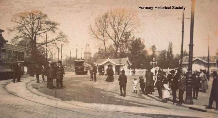 Trams at Alexandra Palace