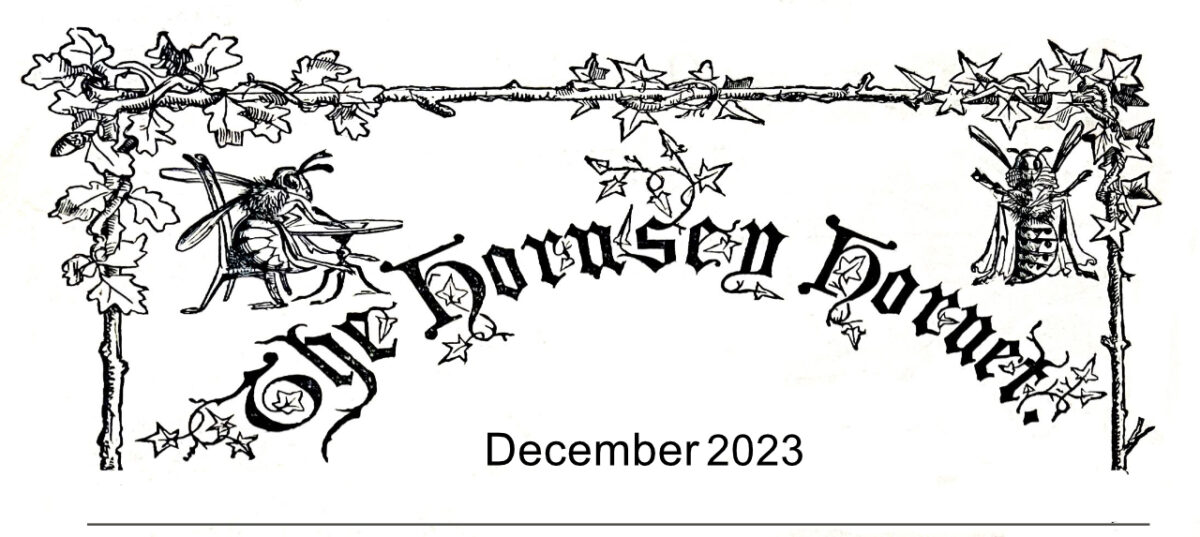 Hornsey Hornet December 2023 masthead