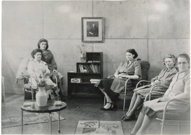 Marks and Spencer Break Room, Tottenham High Rd, c.1940s. Image Credit: Bruce Castle Museum