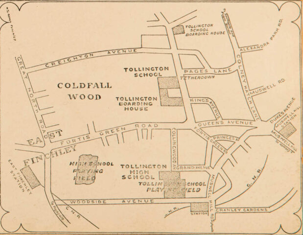 Tollington High School Playing Fields on map